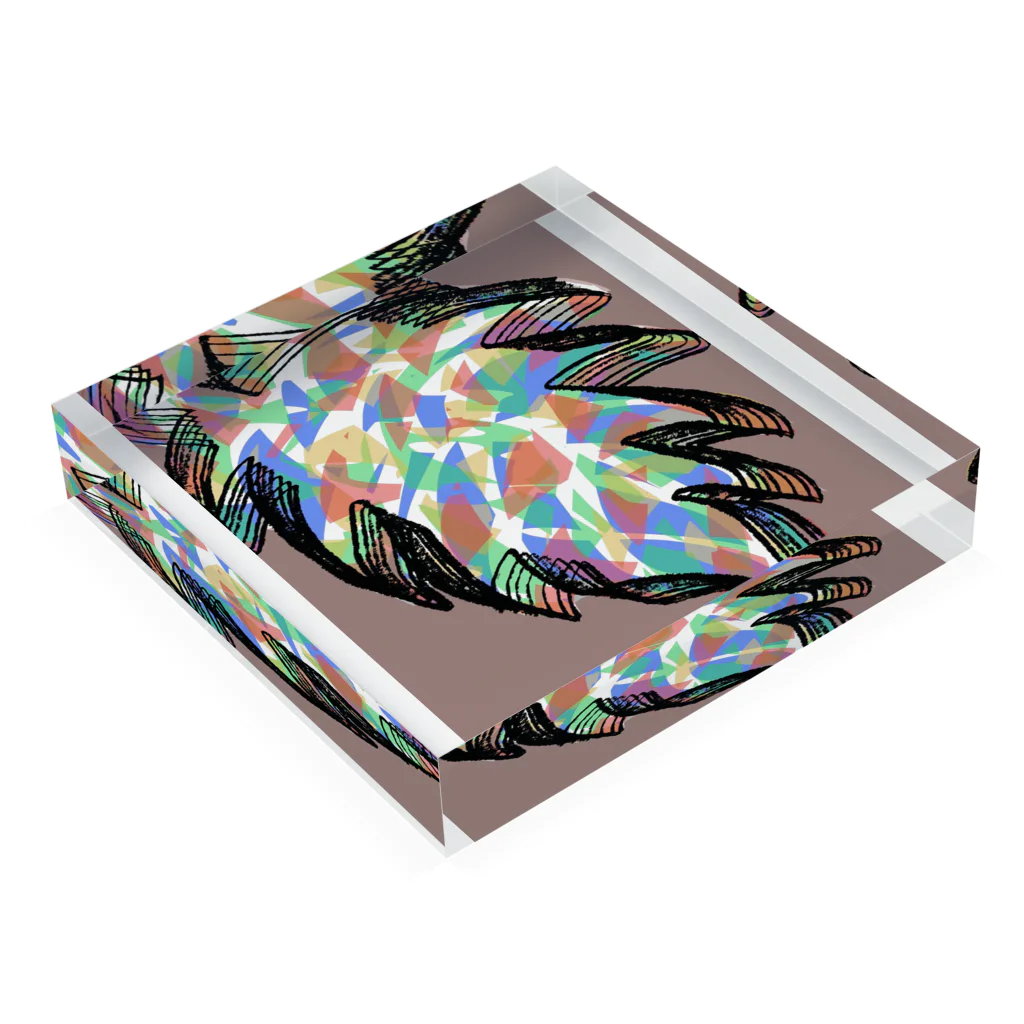 AliStudioのFalling leaf Acrylic Block :placed flat