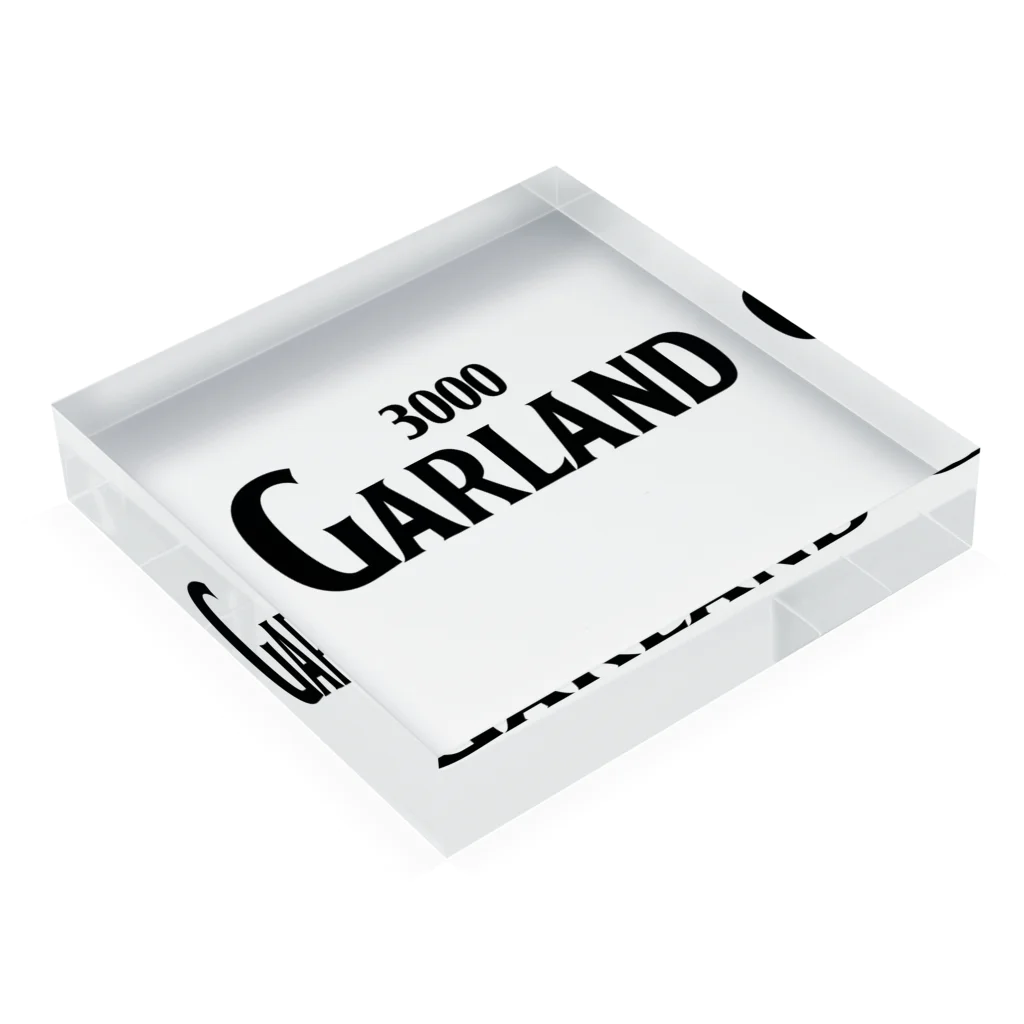 Garland 3000 flagship storeのReGarland アクリルブロックの平置き