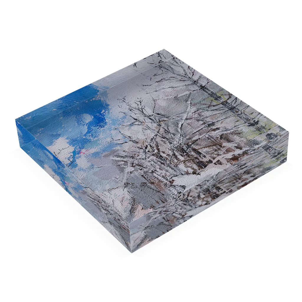 PORTONE, ART, LABORATORY.の旅景色・冬 , 2020 Acrylic Block :placed flat