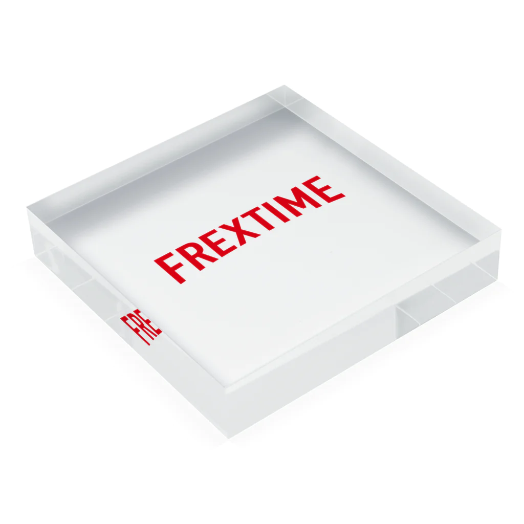 グラフィンのFREXTIME フレックスタイム Acrylic Block :placed flat