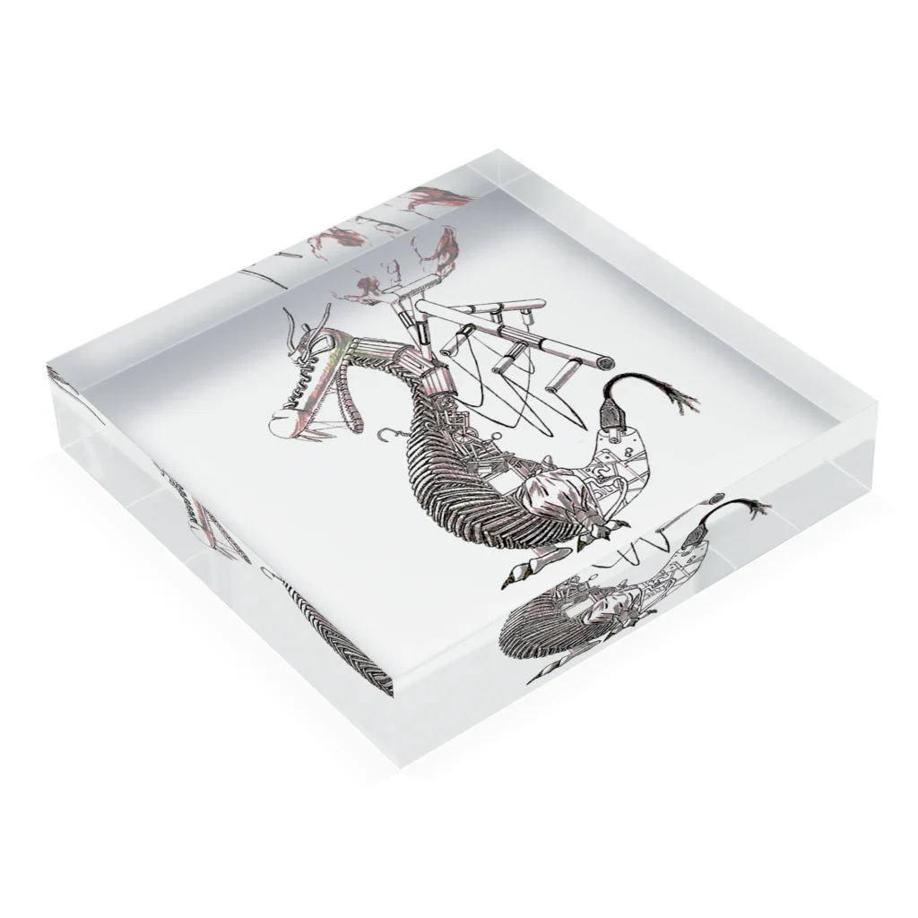 vimin1496のガラクタドラゴン Acrylic Block :placed flat