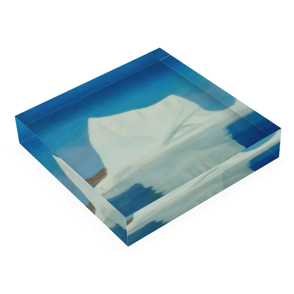 VIRVAの氷塊 Acrylic Block :placed flat