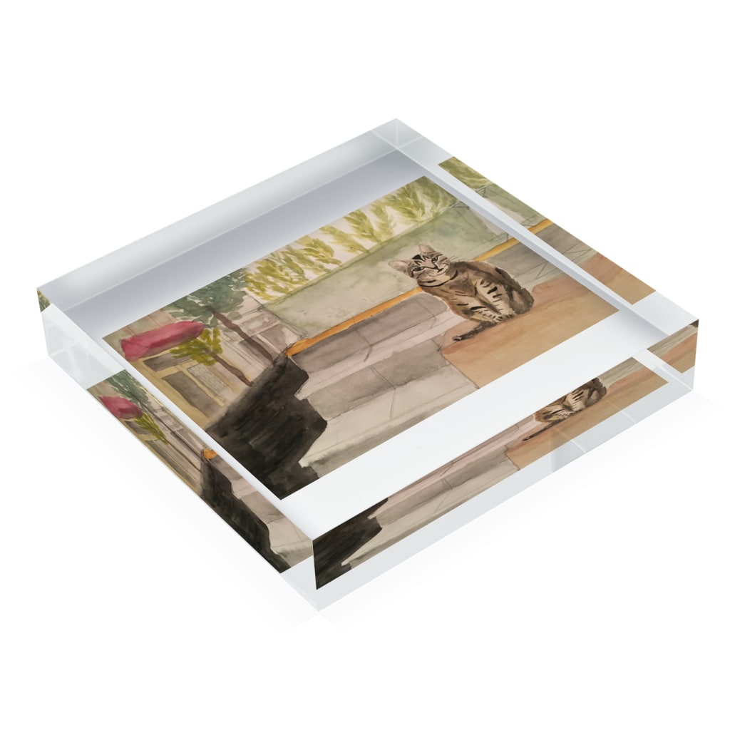 kosshuのイスタンブールの猫 Acrylic Block :placed flat