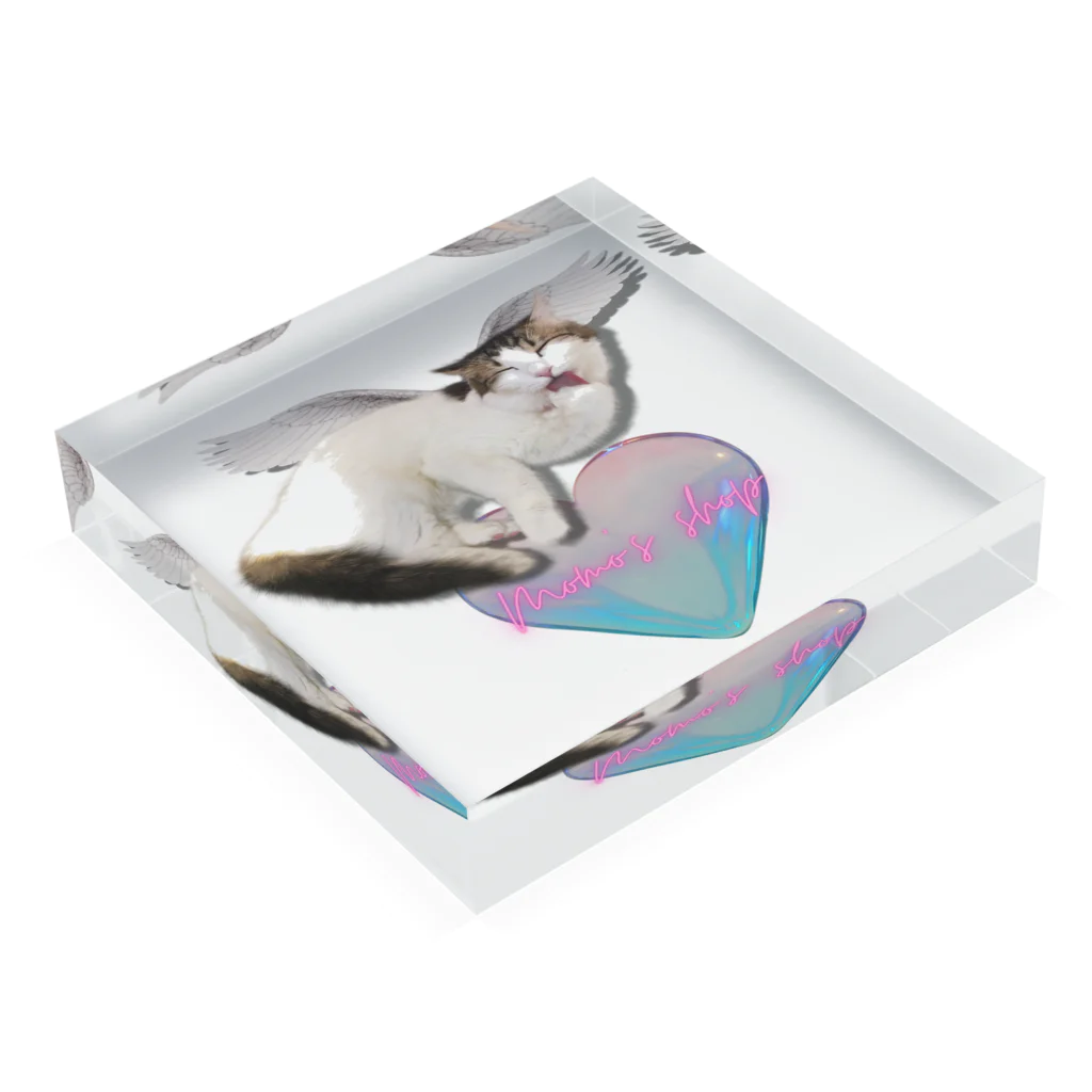 𝙈𝙊𝙈𝙊'𝙨 𝙎𝙝𝙤𝙥の my angel-3 Acrylic Block :placed flat