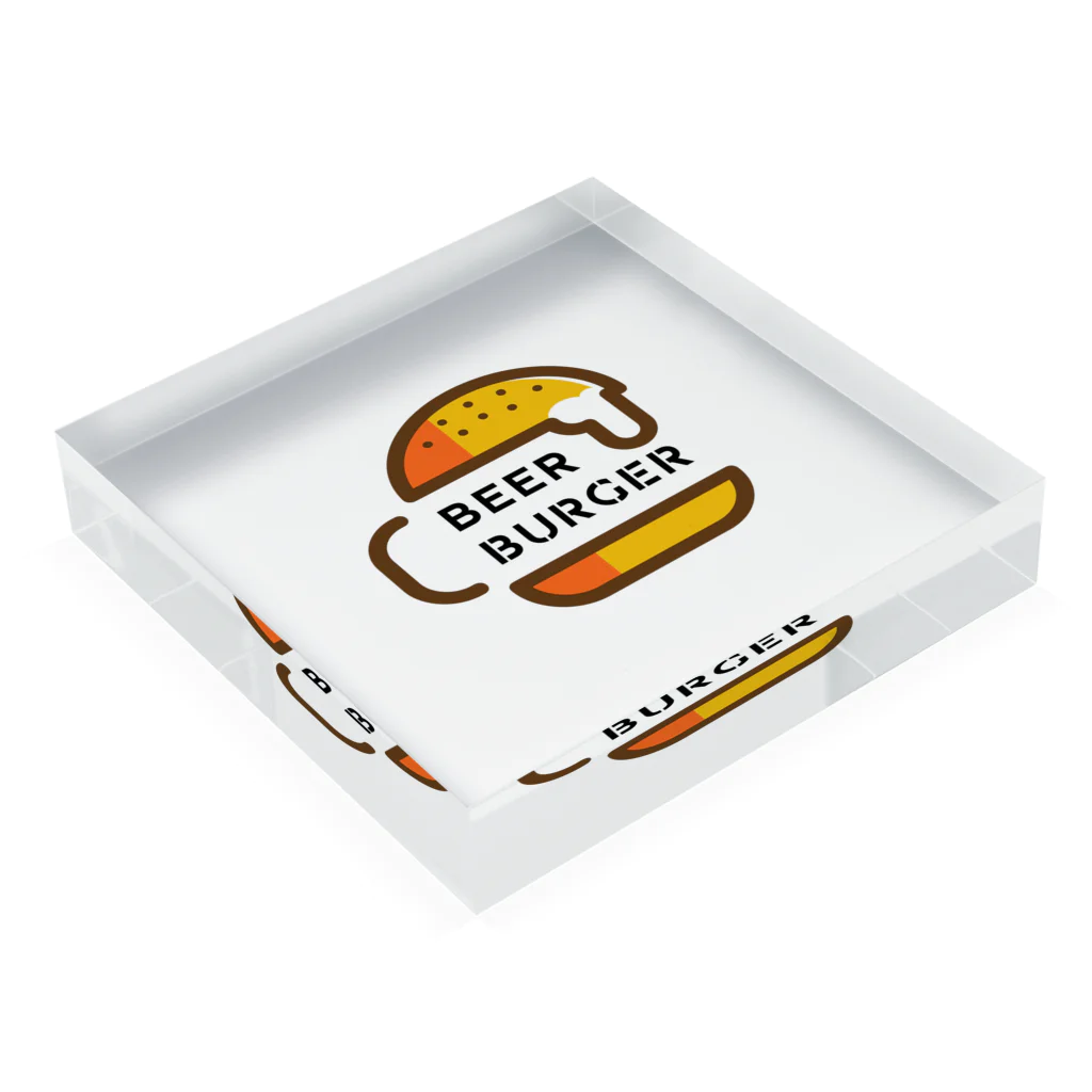 starのバーガーシリーズ Acrylic Block :placed flat