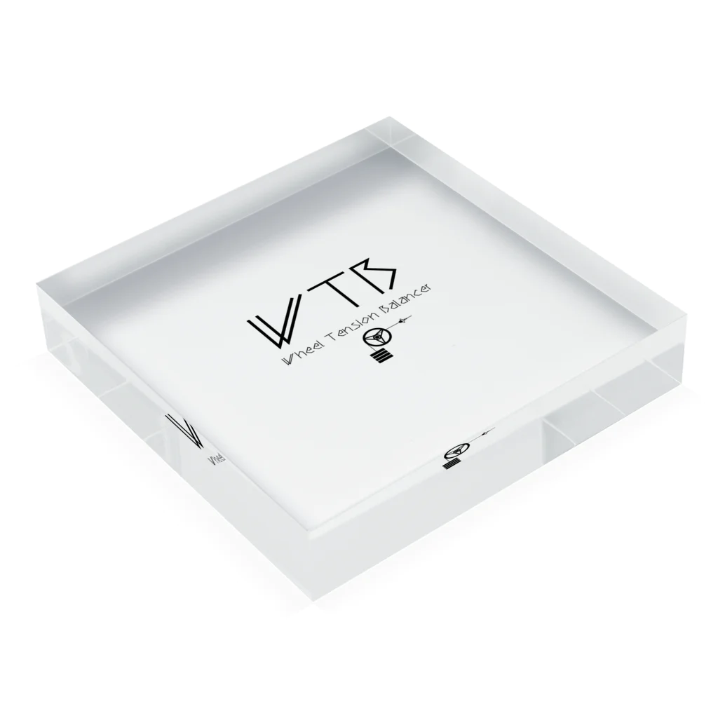 新商品PTオリジナルショップのWTBのロゴ風 Acrylic Block :placed flat