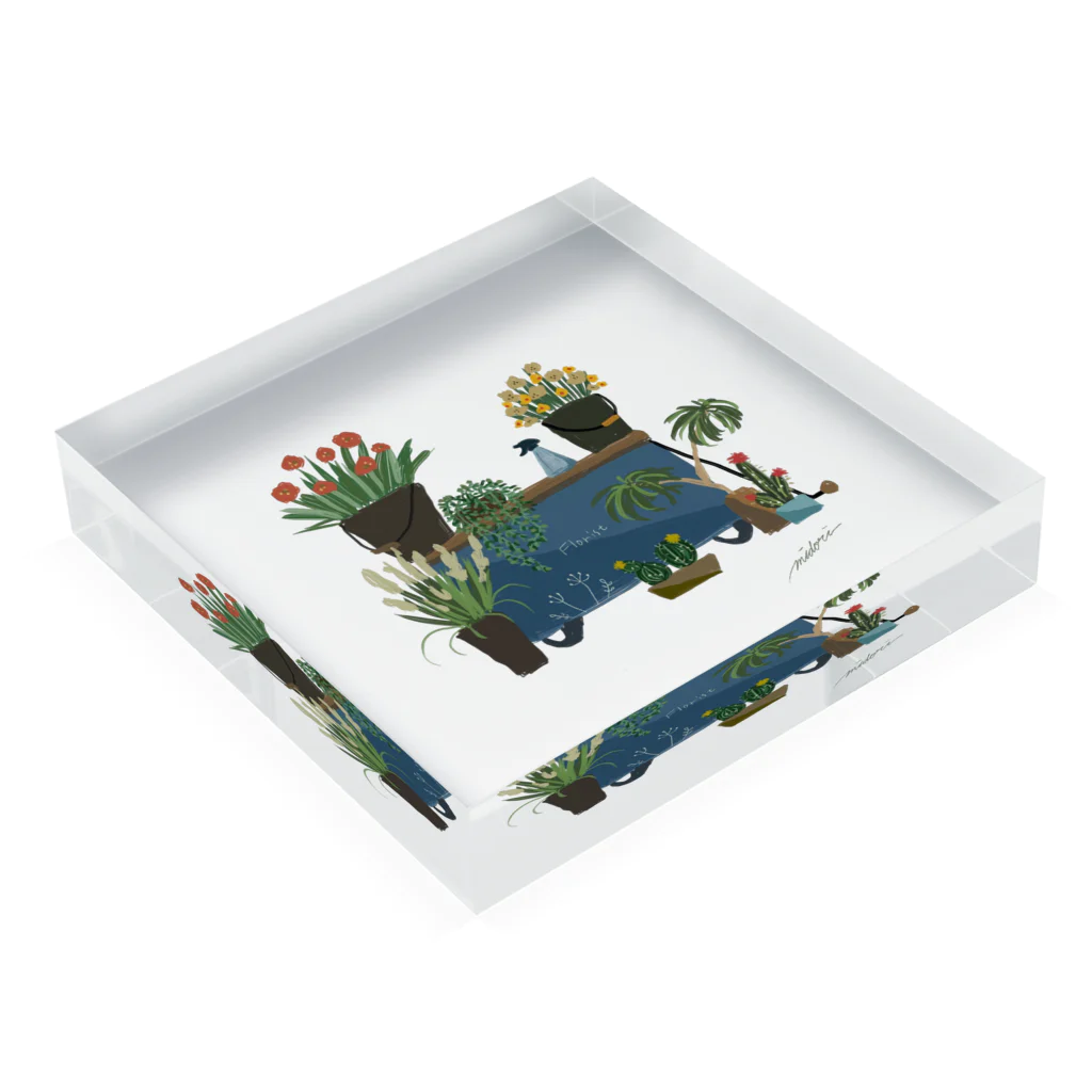 picturebooksのflorist Acrylic Block :placed flat
