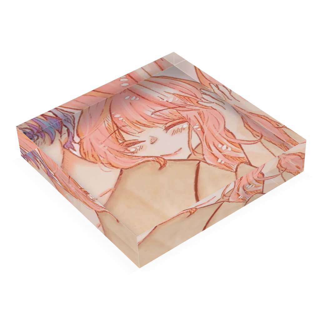 むむるのむむるん♡ Acrylic Block :placed flat