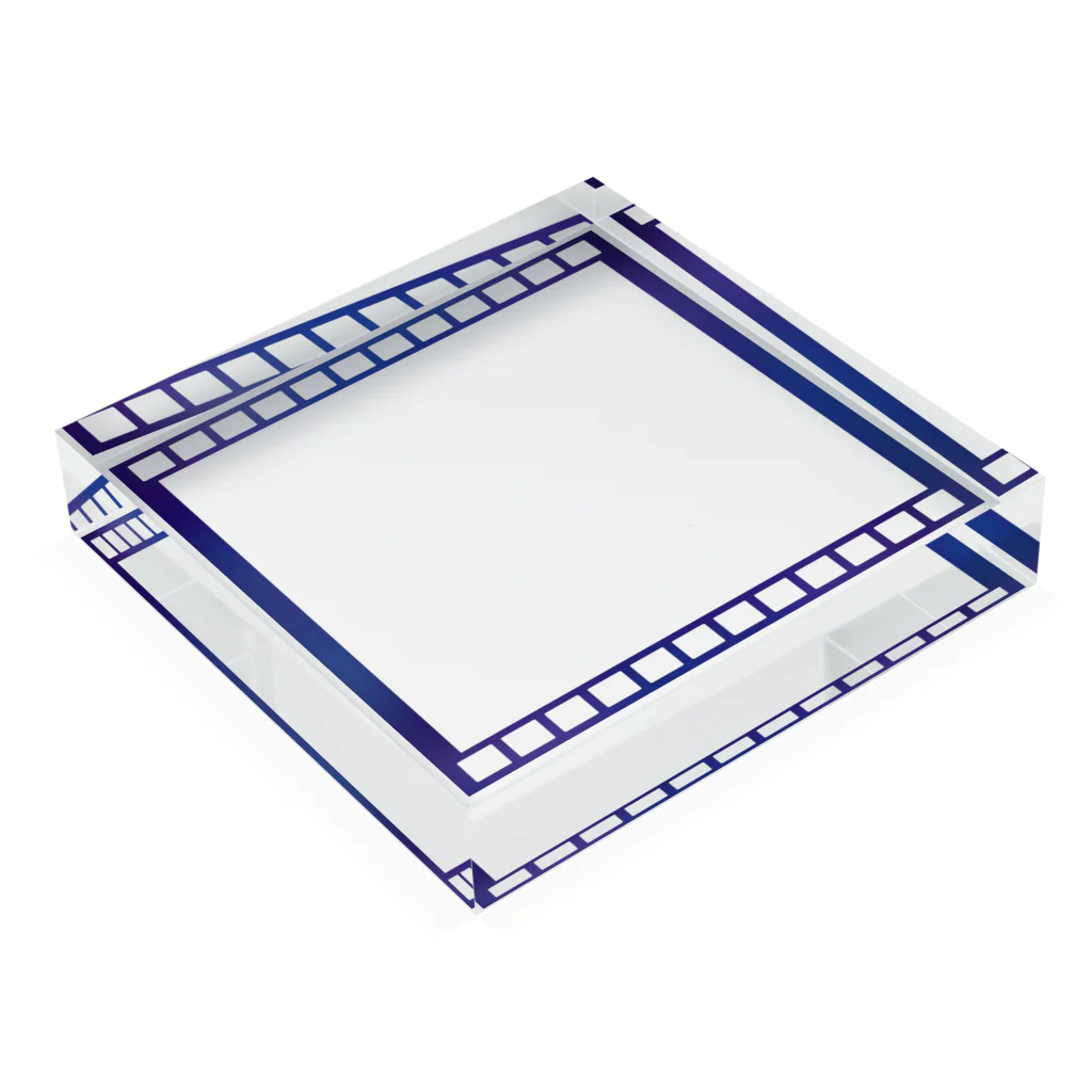 Arfaumiのフィルム風アクリルブロック Acrylic Block :placed flat