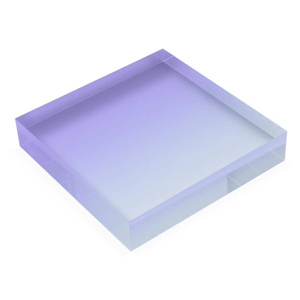 ぽぬぞぬのグラデーション Grape Meringue Acrylic Block :placed flat