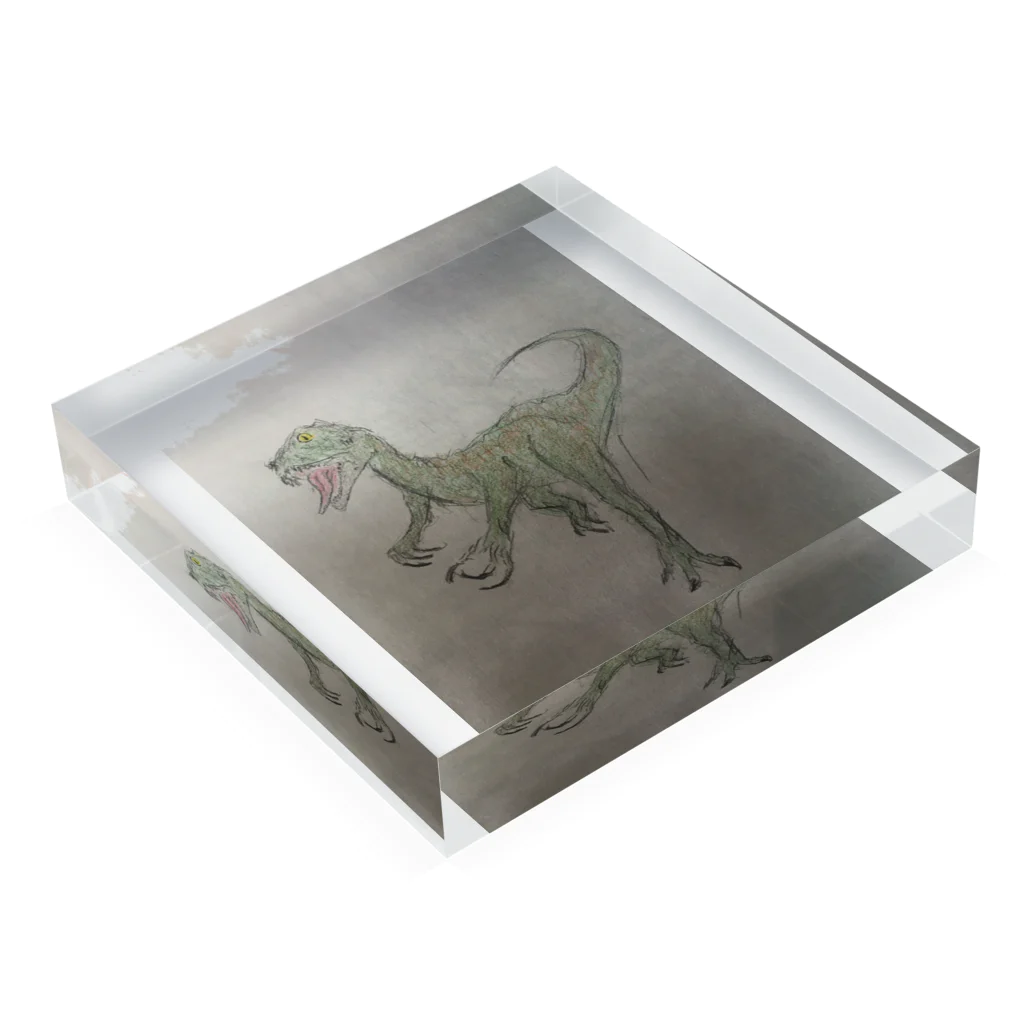 Yas😿🦖🕊の恐竜シリーズ Acrylic Block :placed flat