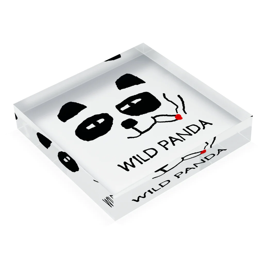 大吉商店のWILD PANDA アクリルブロックの平置き