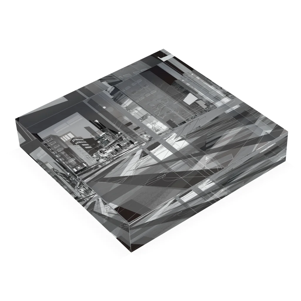 EMK SHOPSITE のstrange city Acrylic Block :placed flat