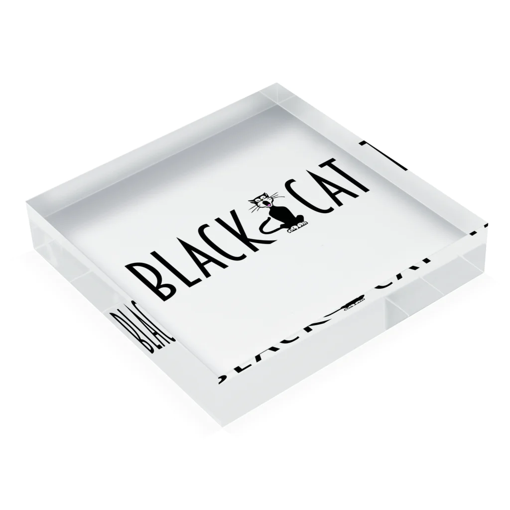 JOKERS FACTORYのBLACK CAT Acrylic Block :placed flat