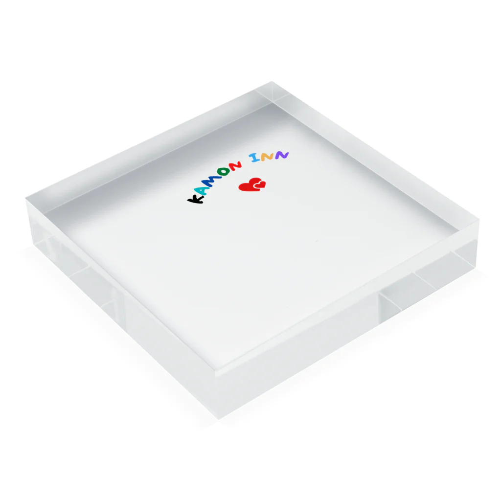 N.SHOPのKamon Inn グッズ Acrylic Block :placed flat