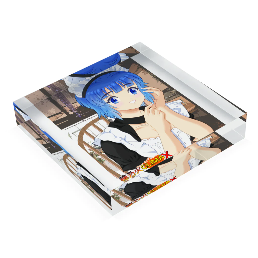 takasishopの由里ちゃんハッスル。 Acrylic Block :placed flat