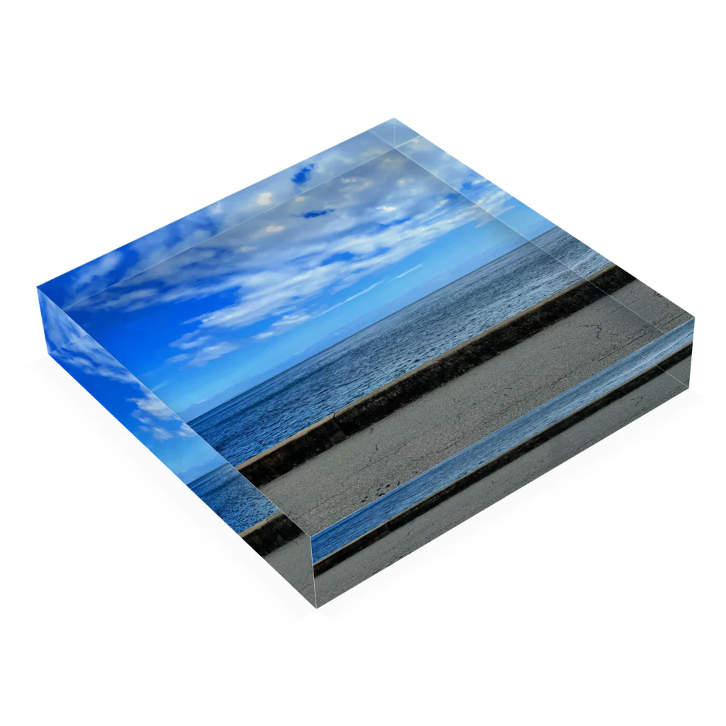 merqoの海 Acrylic Block :placed flat