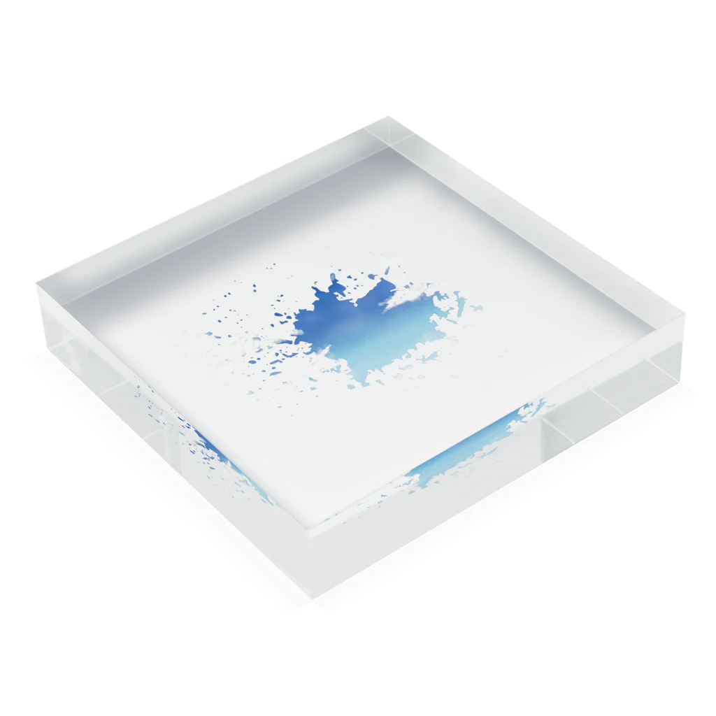 おいものsky Acrylic Block :placed flat