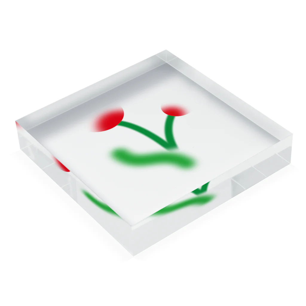 SUPER8のTulips Acrylic Block :placed flat