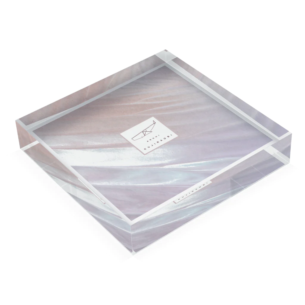 アルヒ - オンラインショップの鯨帯-ジャケット Acrylic Block :placed flat