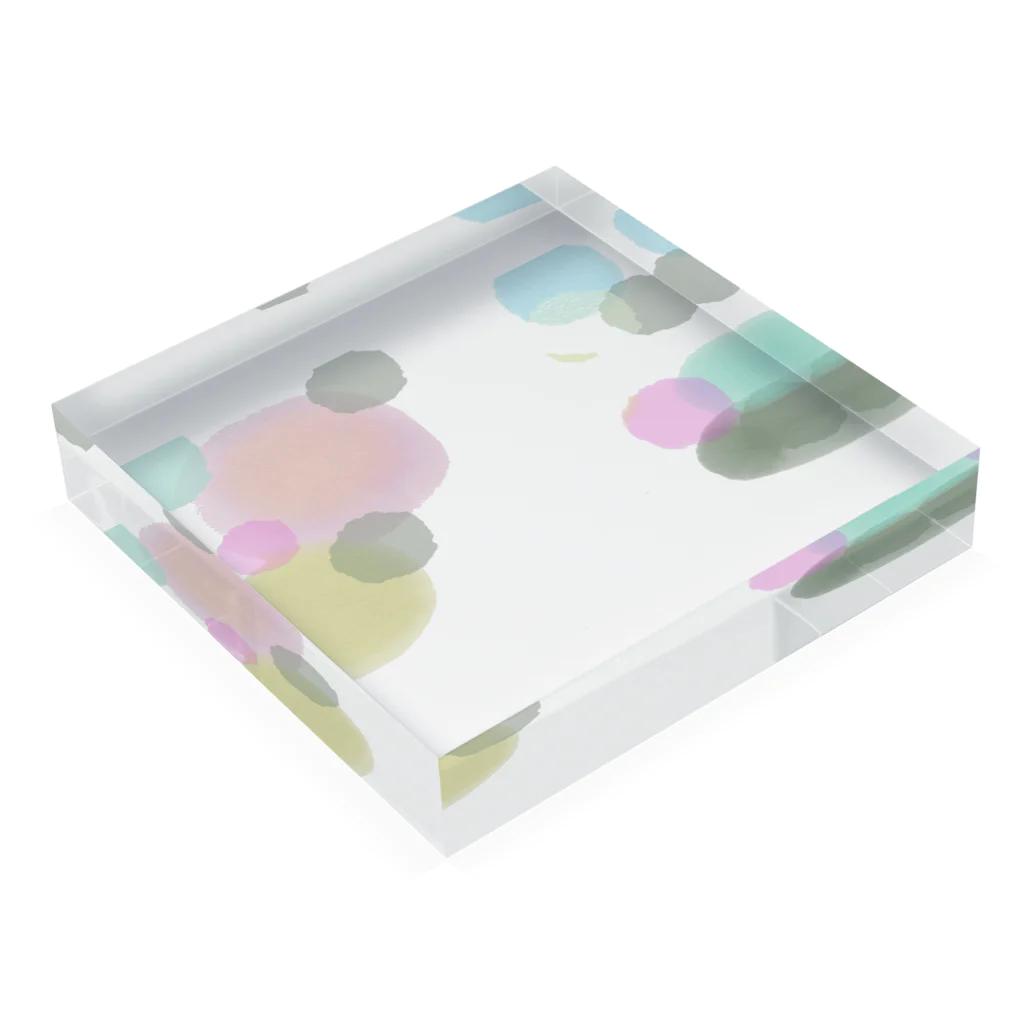 atelier neroliのまるdesign③ Acrylic Block :placed flat