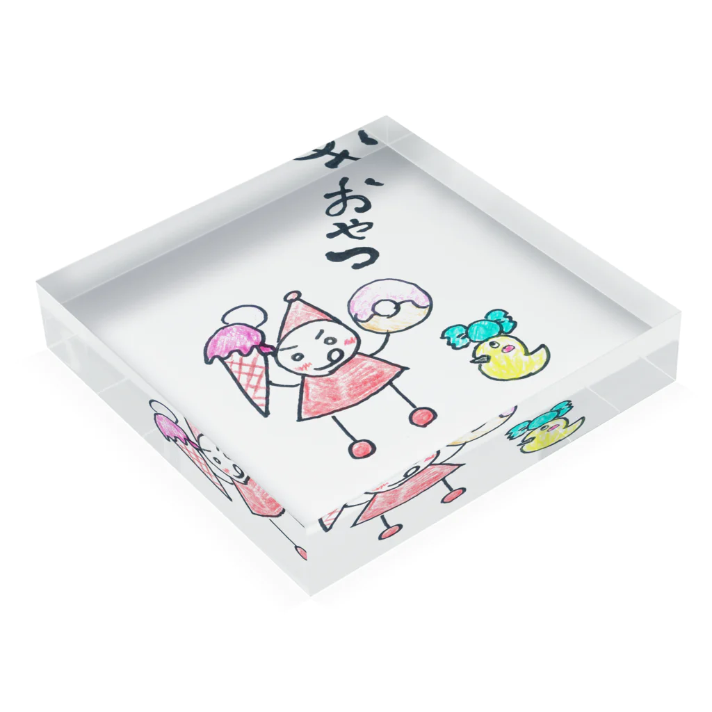 Icco-shopのIcco信者とピヨ子の日常【おやつ】 Acrylic Block :placed flat