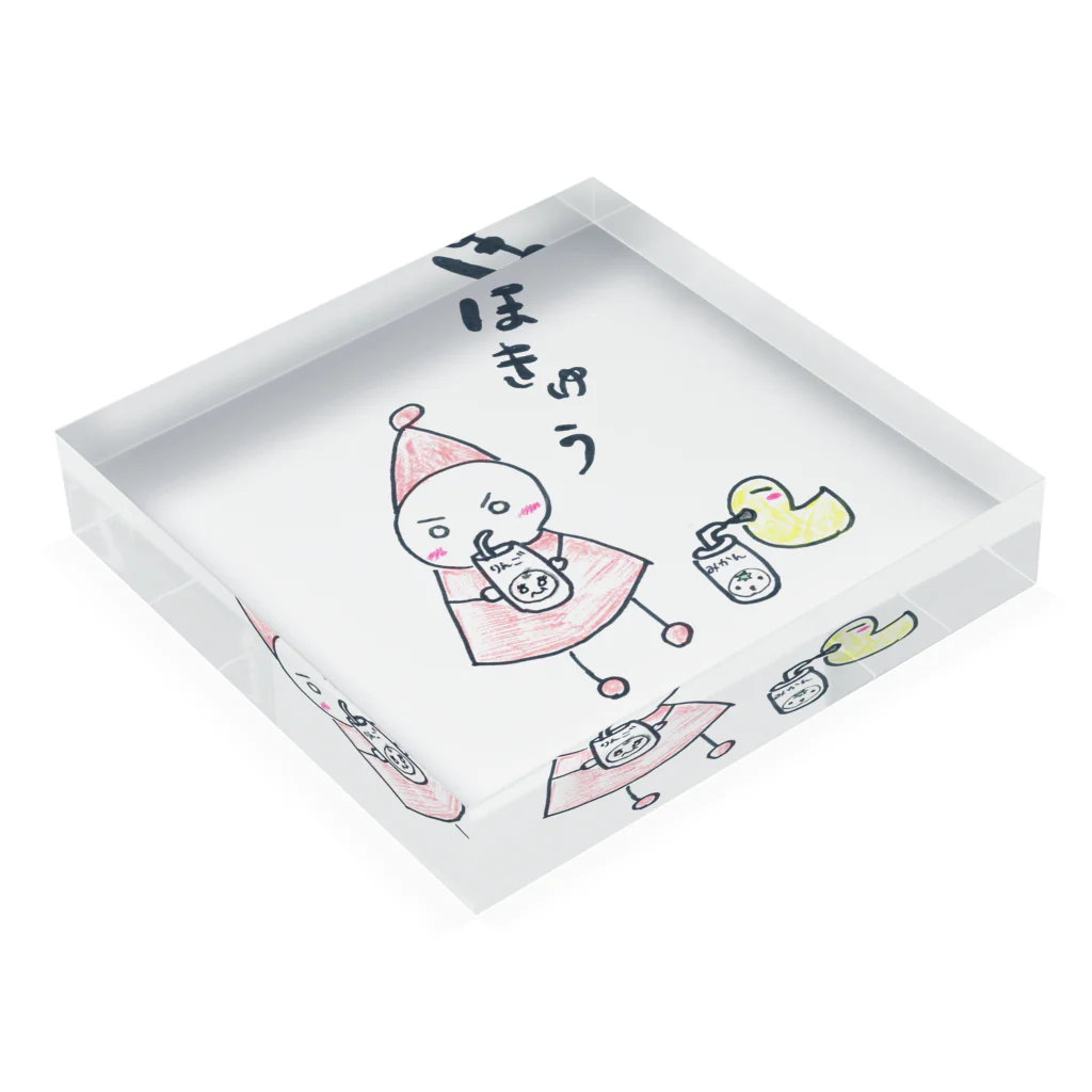 Icco-shopのIcco信者とピヨ子の日常【ほきゅう】 Acrylic Block :placed flat