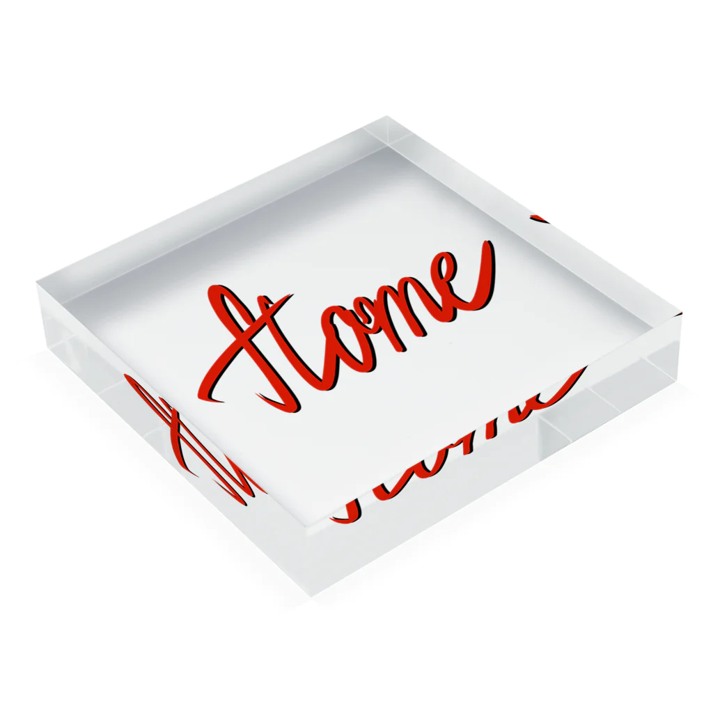 flameのflame Acrylic Block :placed flat