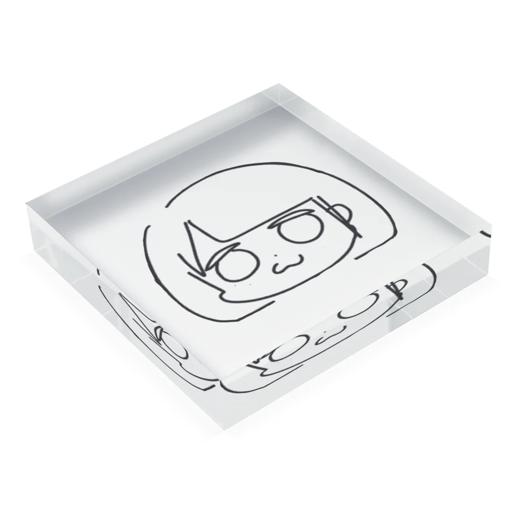 あまいマーケットのあまいちゃん Acrylic Block :placed flat