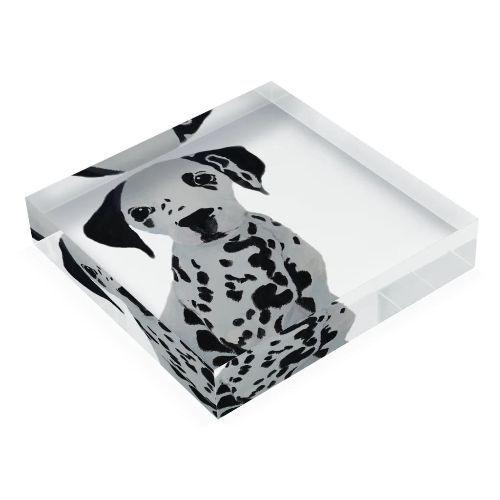 Dalmatian DreamのDalmatian dream Acrylic Block :placed flat