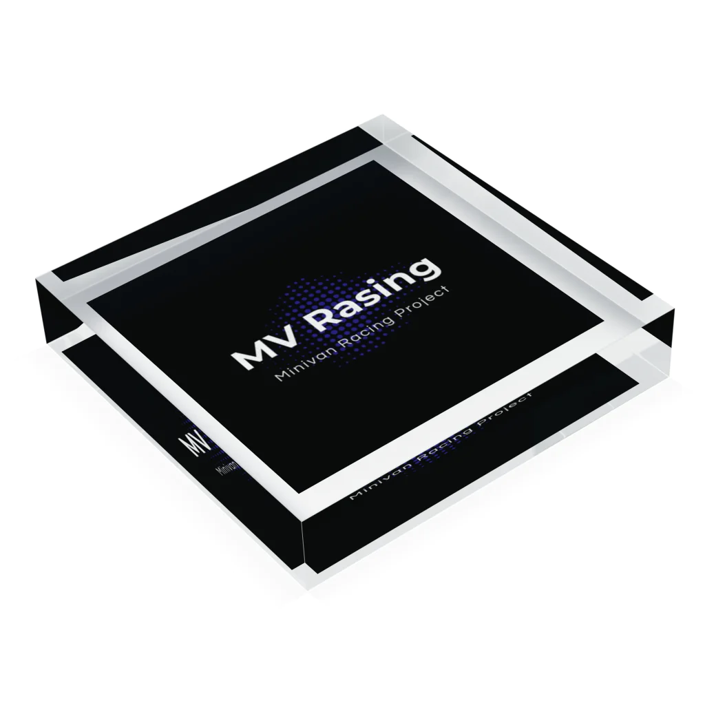 MiniVan RasingのMiniVan Rasing2 Acrylic Block :placed flat