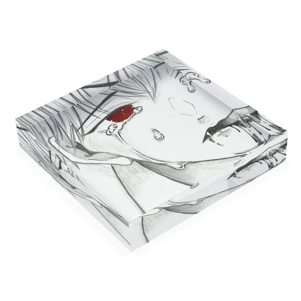 viviの吸血くん Acrylic Block :placed flat