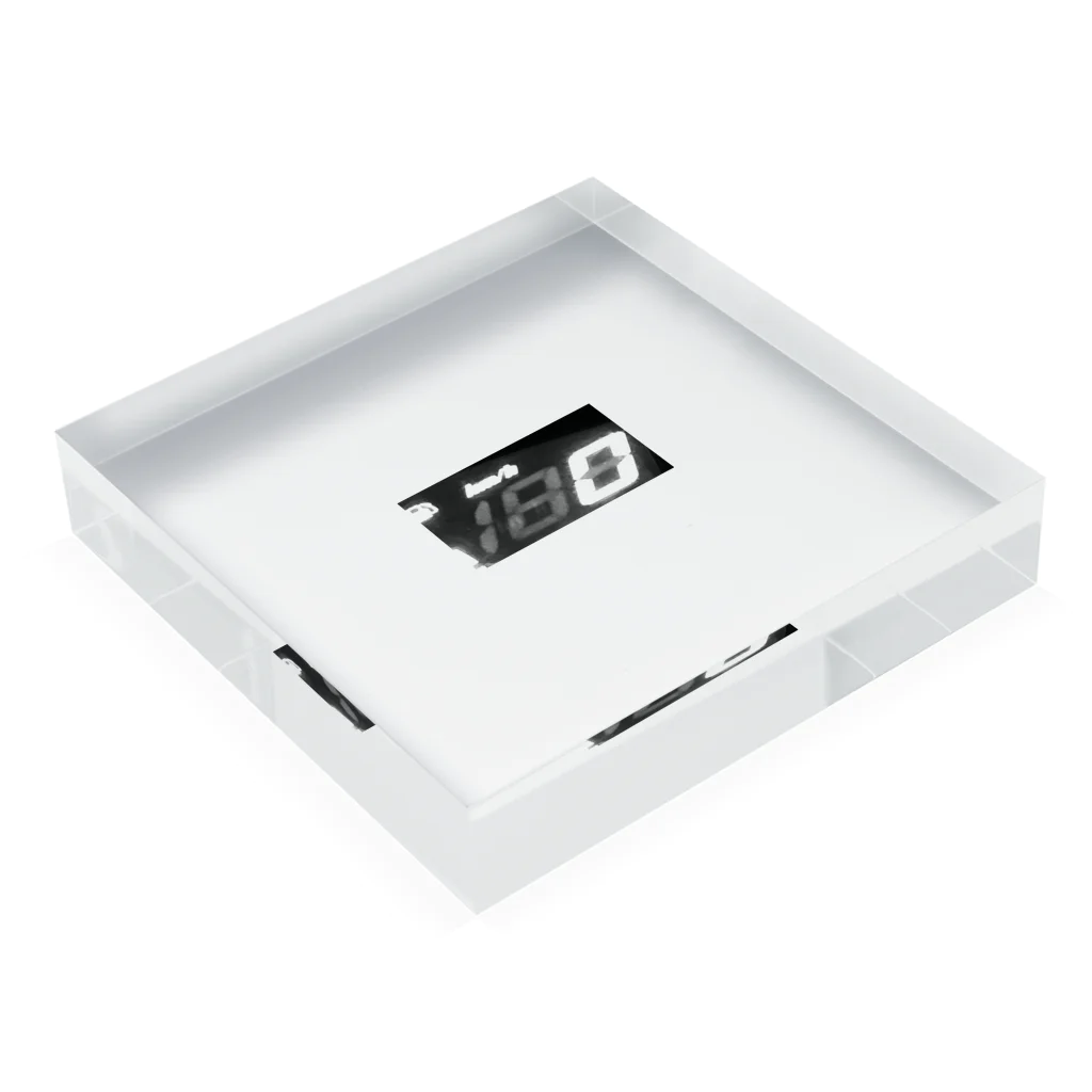 savageshadowのOne Eighty Zero White black Acrylic Block :placed flat