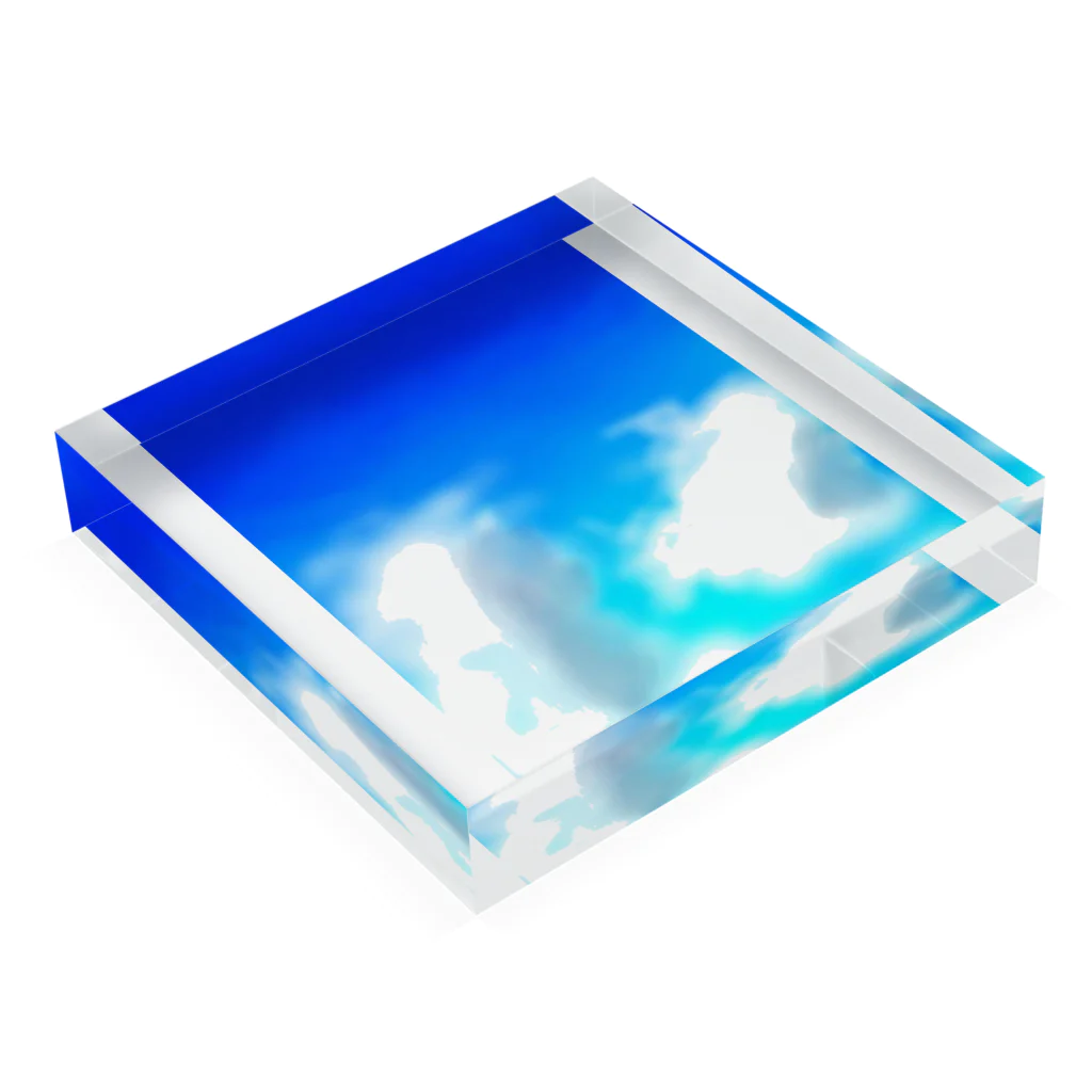 装甲の空 Acrylic Block :placed flat