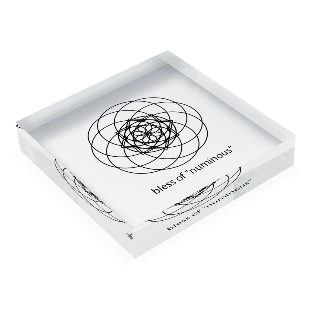 ドライアド公式認定ショップのbless of "numinous" Acrylic Block :placed flat