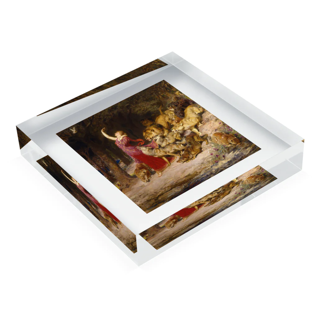 世界の絵画アートグッズのブリトン・リヴィエール《アフロディーテ》 アクリルブロックの平置き