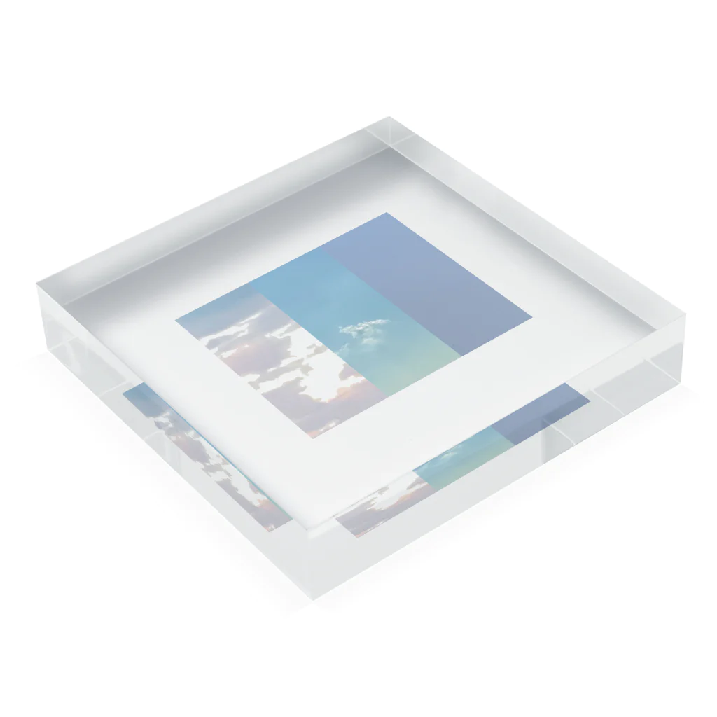 採色図鑑の#sky_001 Acrylic Block :placed flat