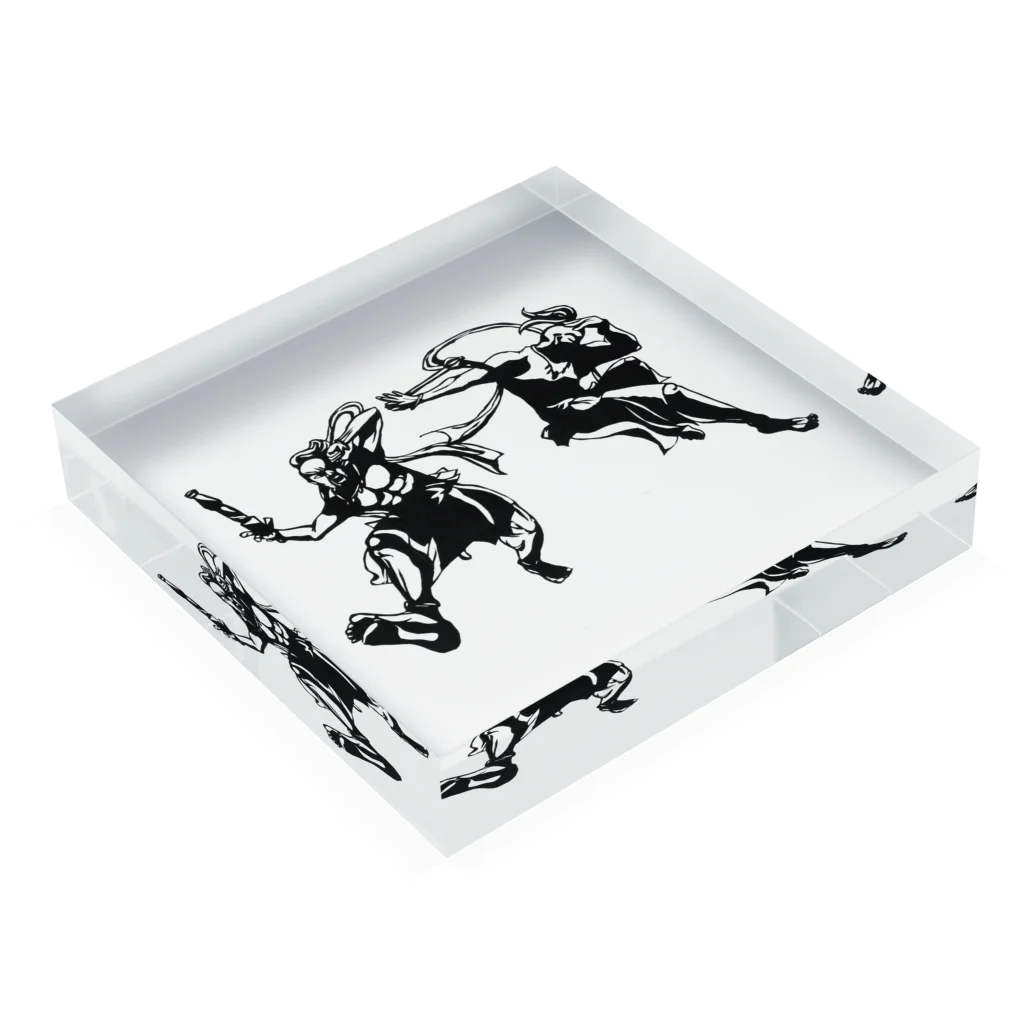 circledesigncollectionのHIPHOP仁王 Acrylic Block :placed flat