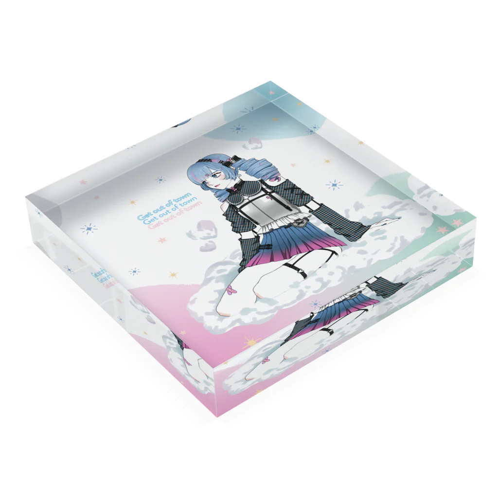 霙-みぞれ-の🦄💕🦄💕 Acrylic Block :placed flat