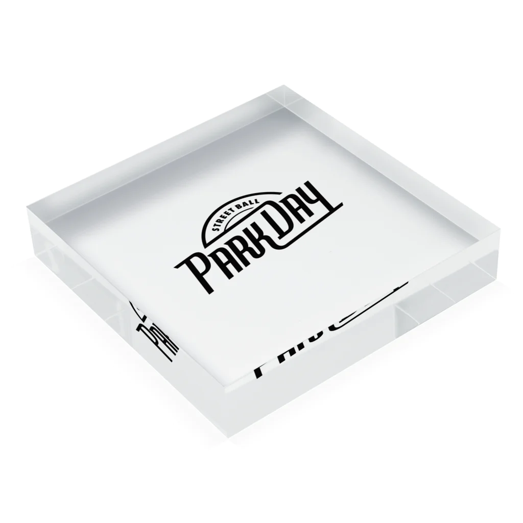 PARKDAY-streetball-のPARKDAY-streetball- Acrylic Block :placed flat