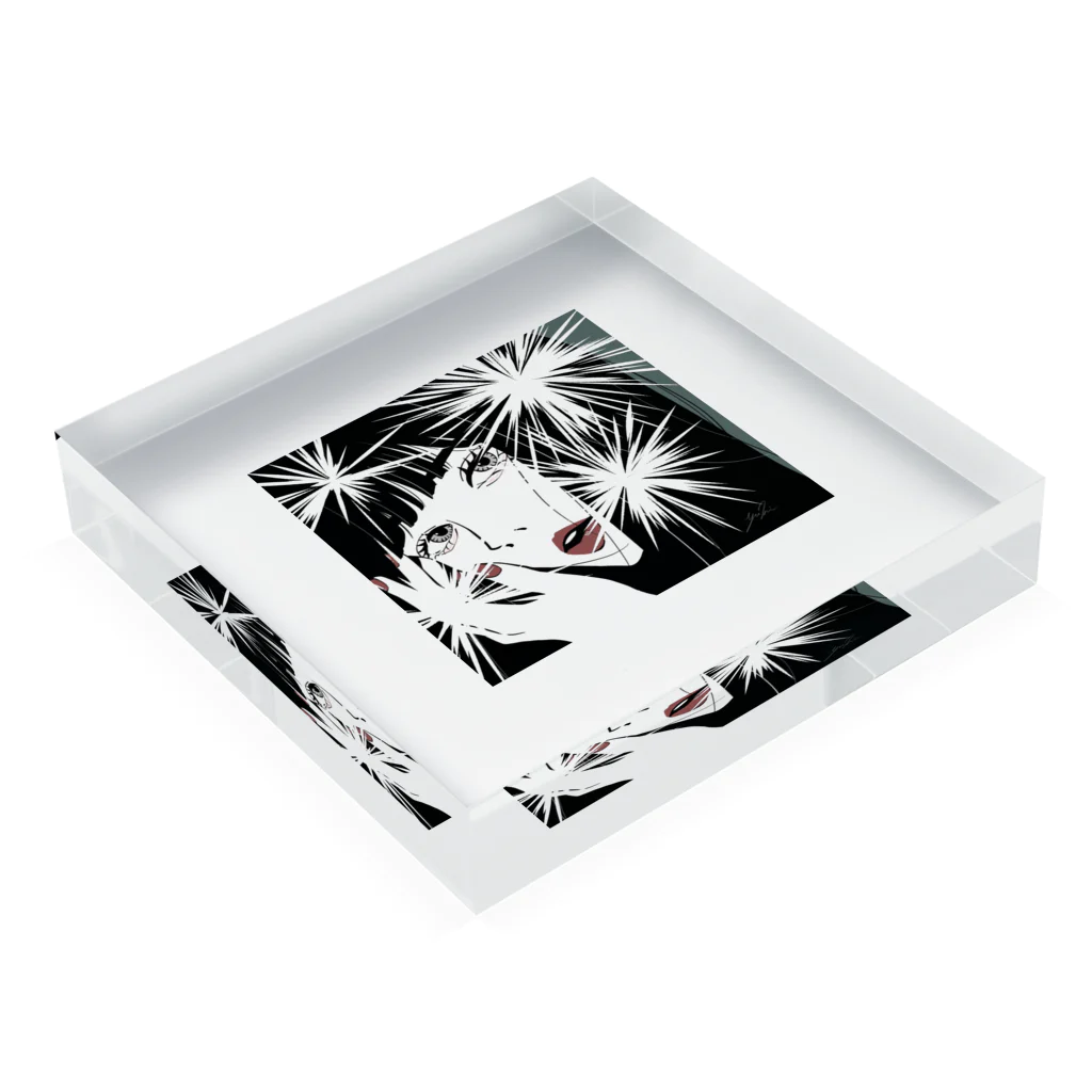 Yuki-collectionのパパラッチ!!! Acrylic Block :placed flat