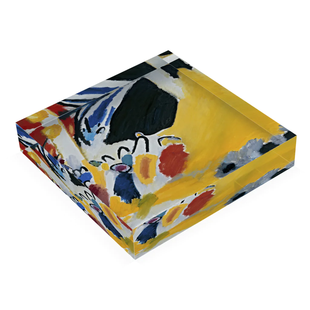 impressionismのWassily Kandinsky - Impression III (Konzert) Acrylic Block :placed flat