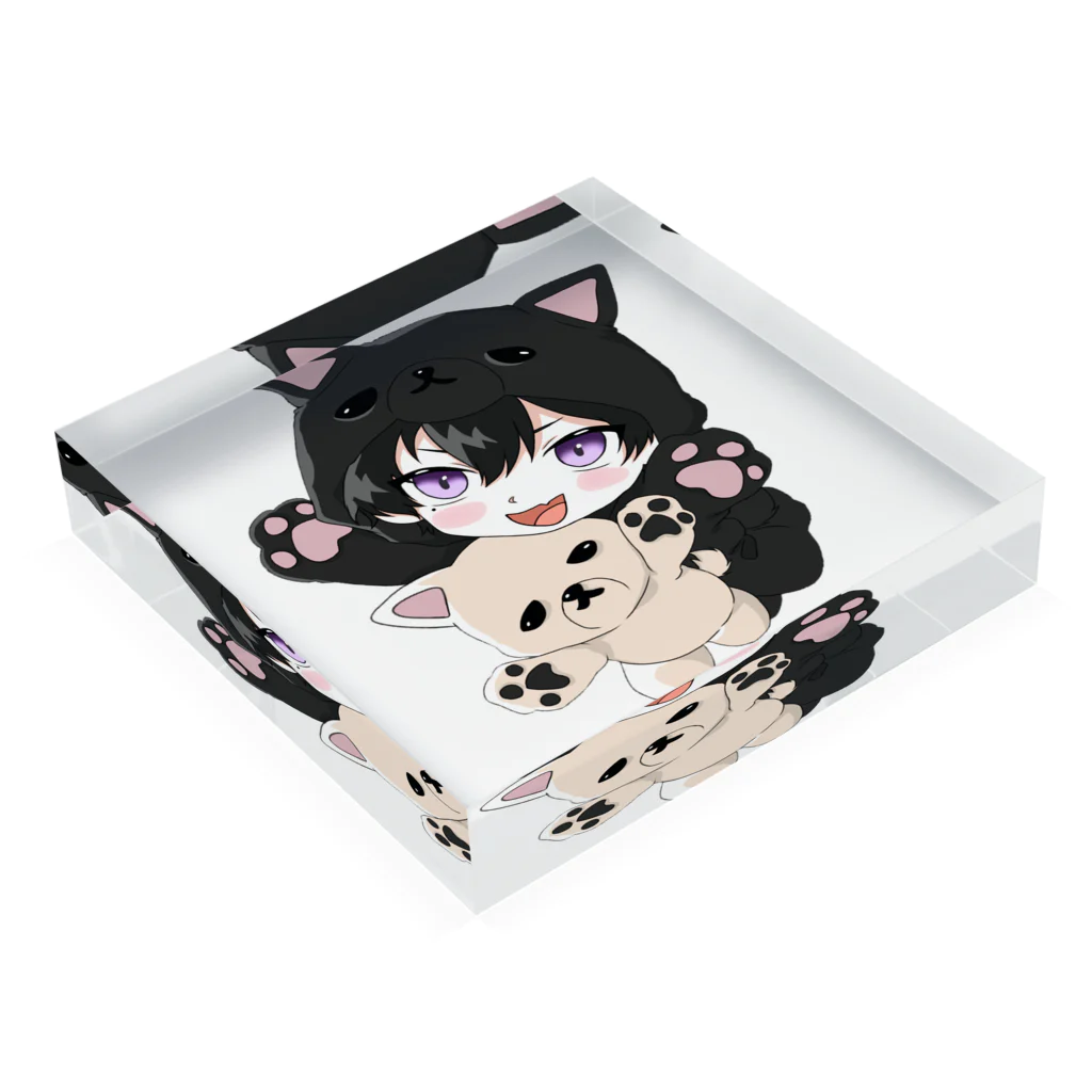 nananaのnananaグッズ第１弾 Acrylic Block :placed flat