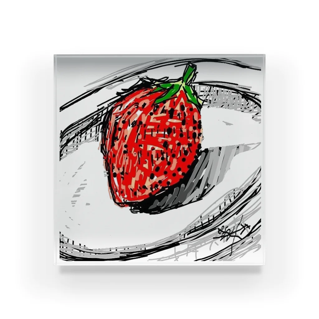 Kaedeのstrawberry Acrylic Block