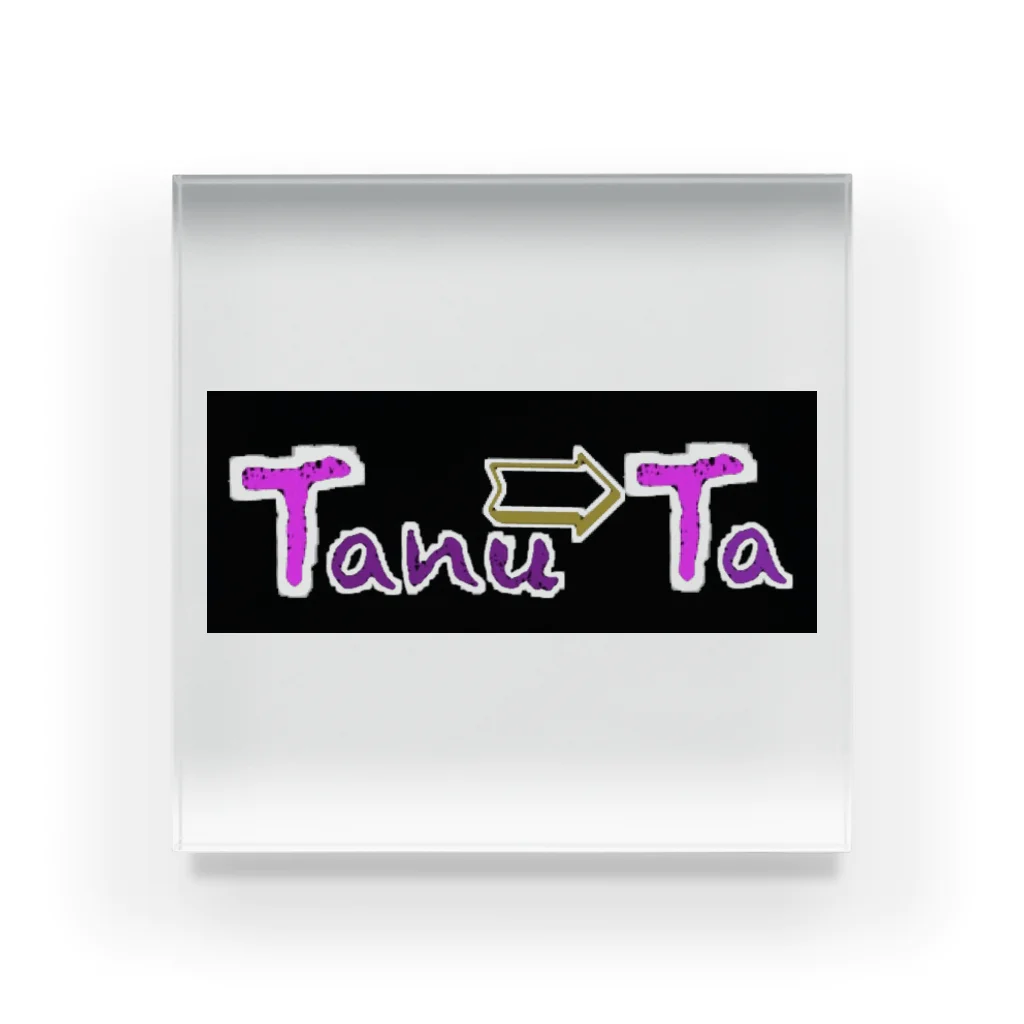 Air SumouthのTanu➯Taロゴ♡ Acrylic Block