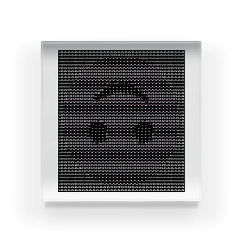 internetのdope ASCII smile #2 アクリルブロック