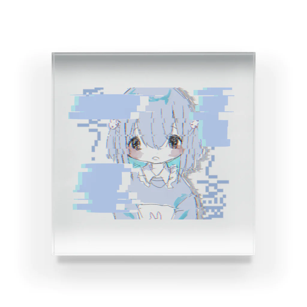 あいせ!!!!の水色・ゲーム Acrylic Block