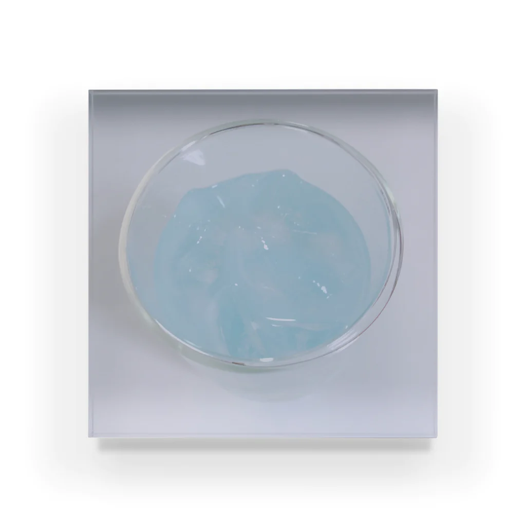 にゃーの店のlight blue Acrylic Block