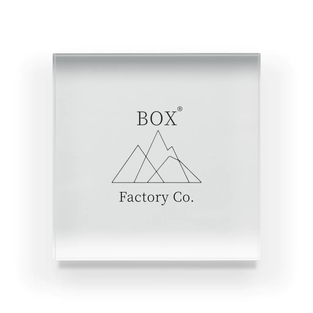 BOX®︎のBOX®︎ LOGO ACRYL Acrylic Block