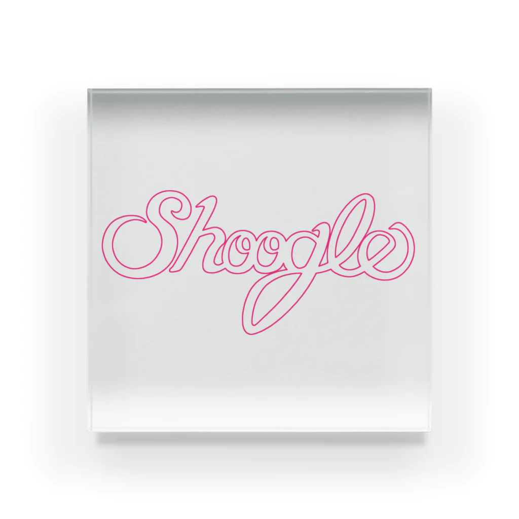 週刊少年ライジングサンズのShoogle(シューグル) Pink Line Acrylic Block